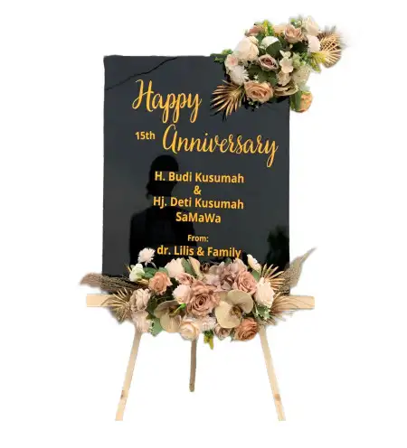 Papan Bunga Akrilik Krandon Lor