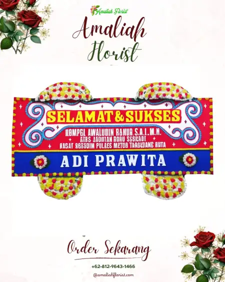 Papan Bunga Ucapan Selamat Krandon Lor